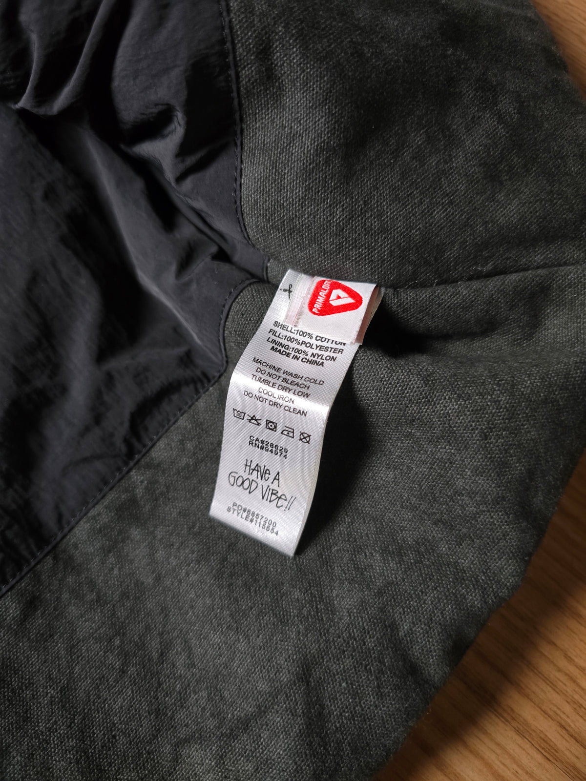 Stussy Primaloft Washed Canvas Gilet/Vest (M)