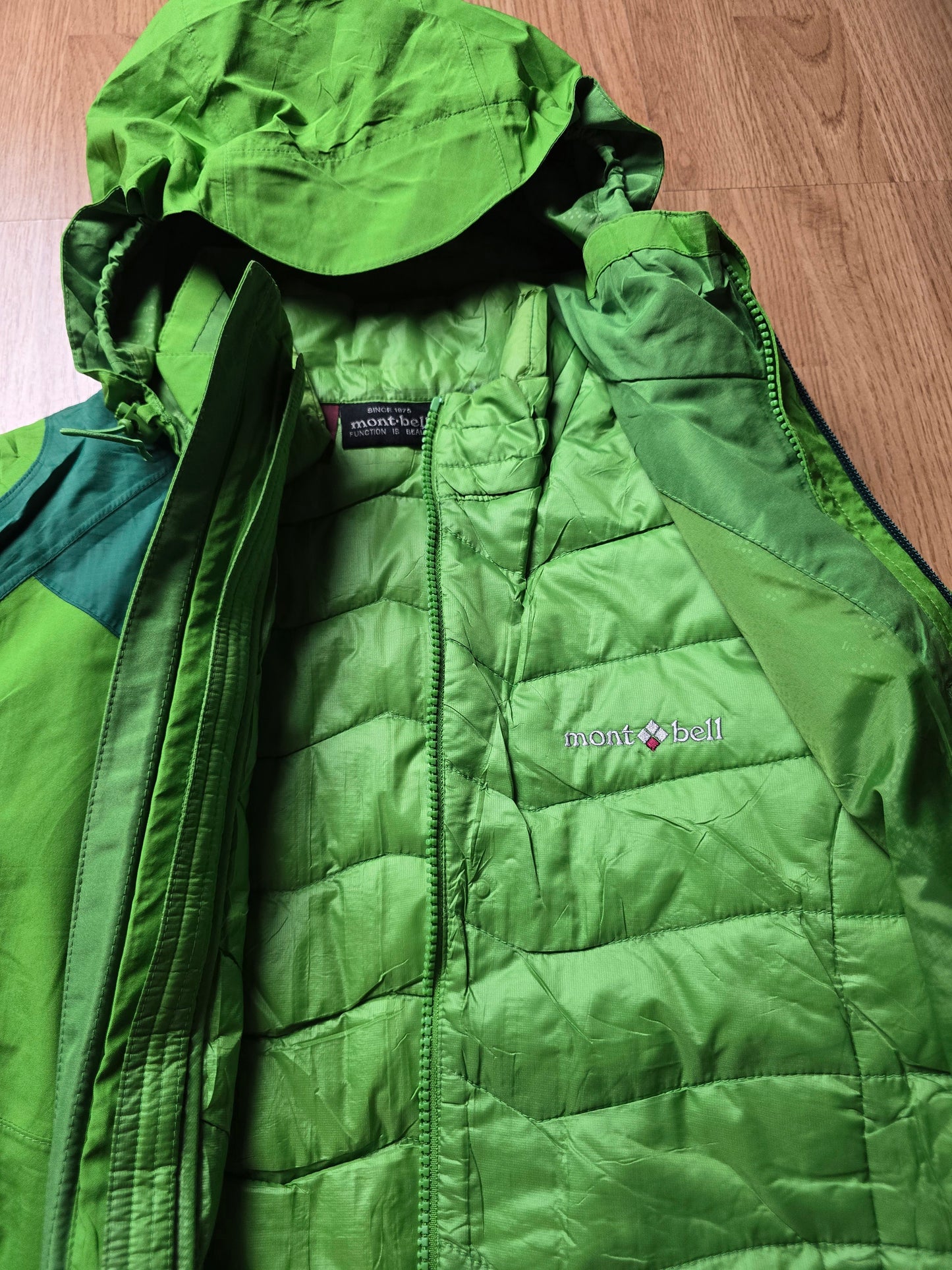 Vintage Montbell 2-In-1 Gore-tex Jacket With Removable Down Liner (M)