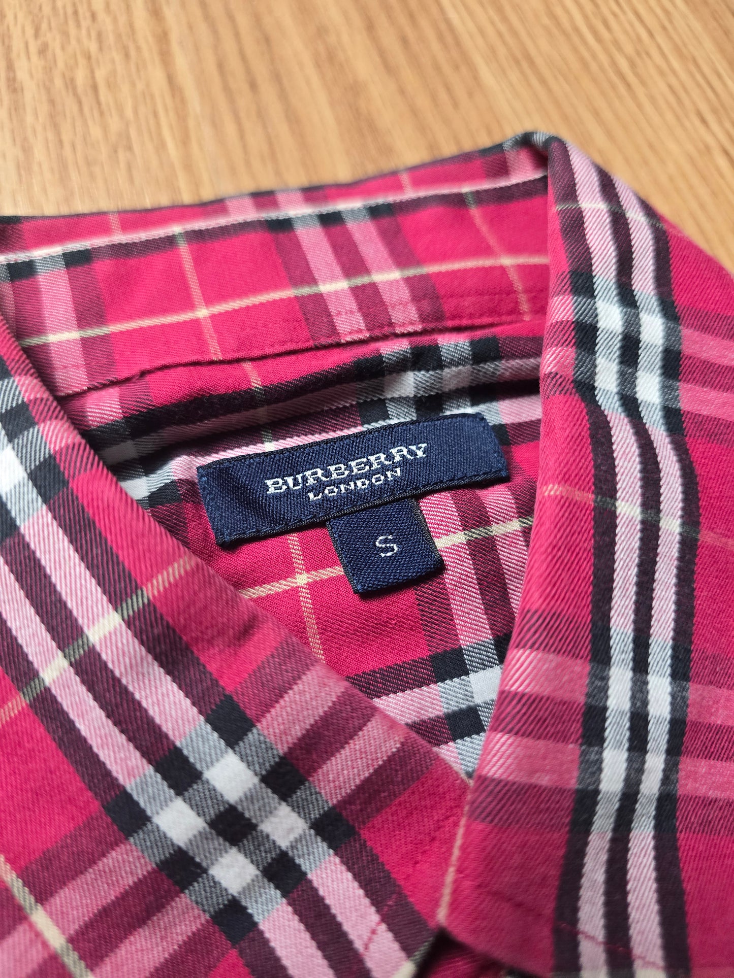 Vintage Burberry LS Nova Check Flannel Shirt (S)