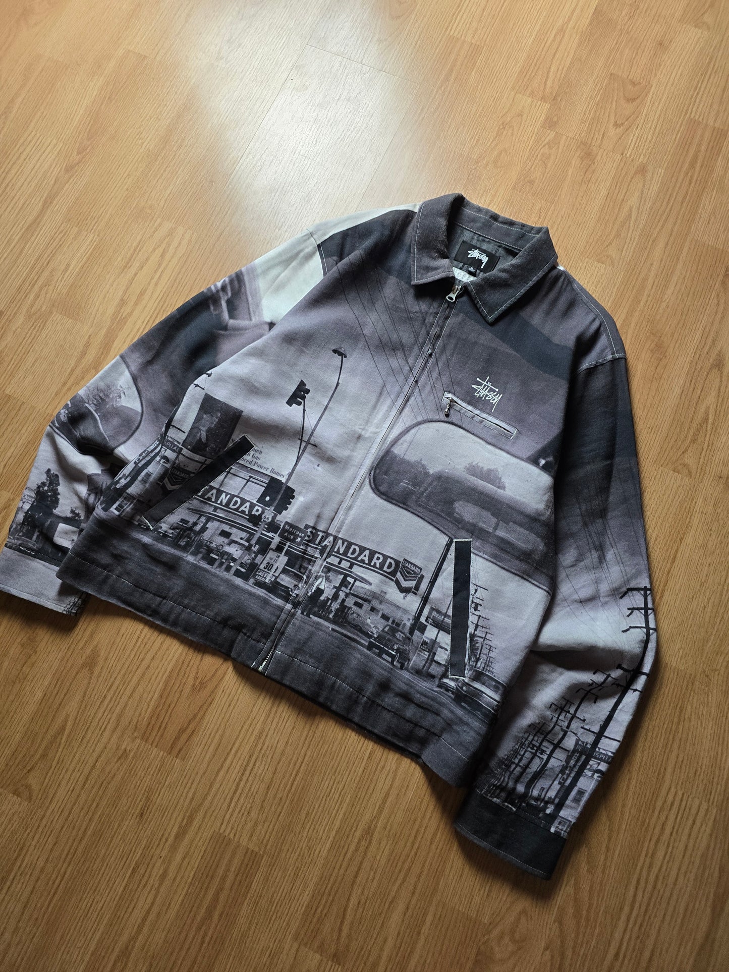 RARE Stussy Hopper Printed Jacket (L)