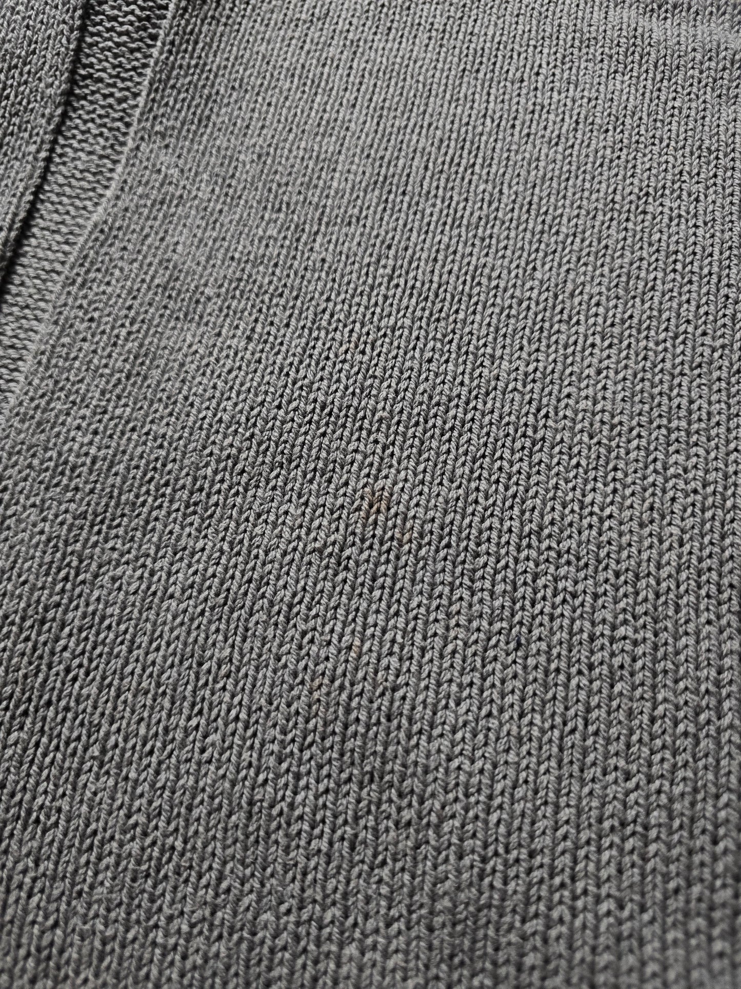 Stone Island SS03 1/4 zip Cotton Knit Hoodie (S/M)