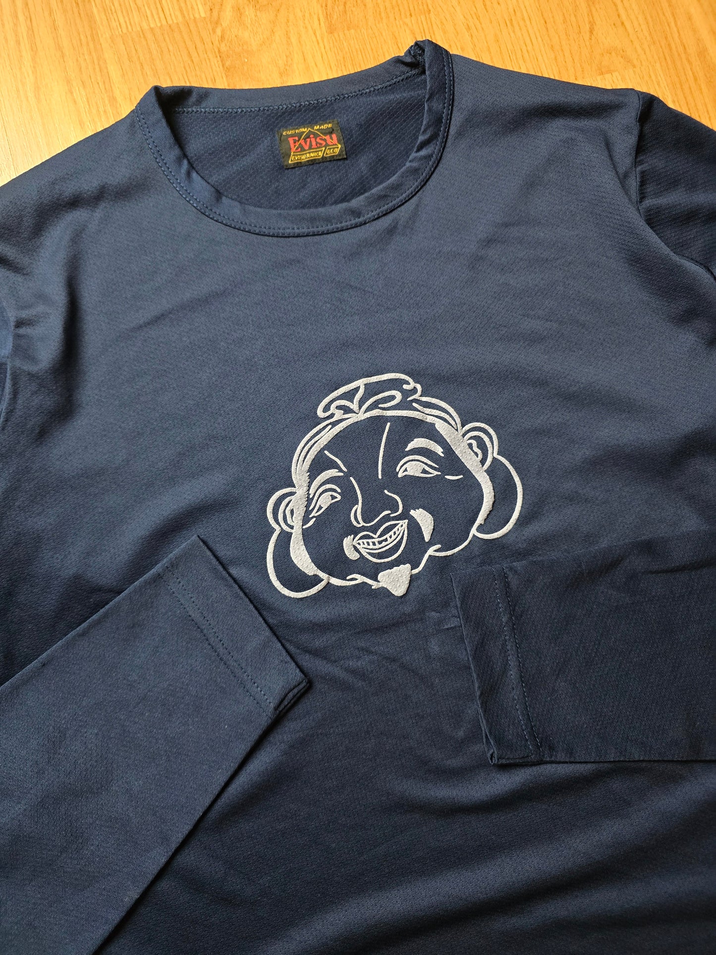 00s Evisu Long Sleeve Mesh T-shirt (S/M)