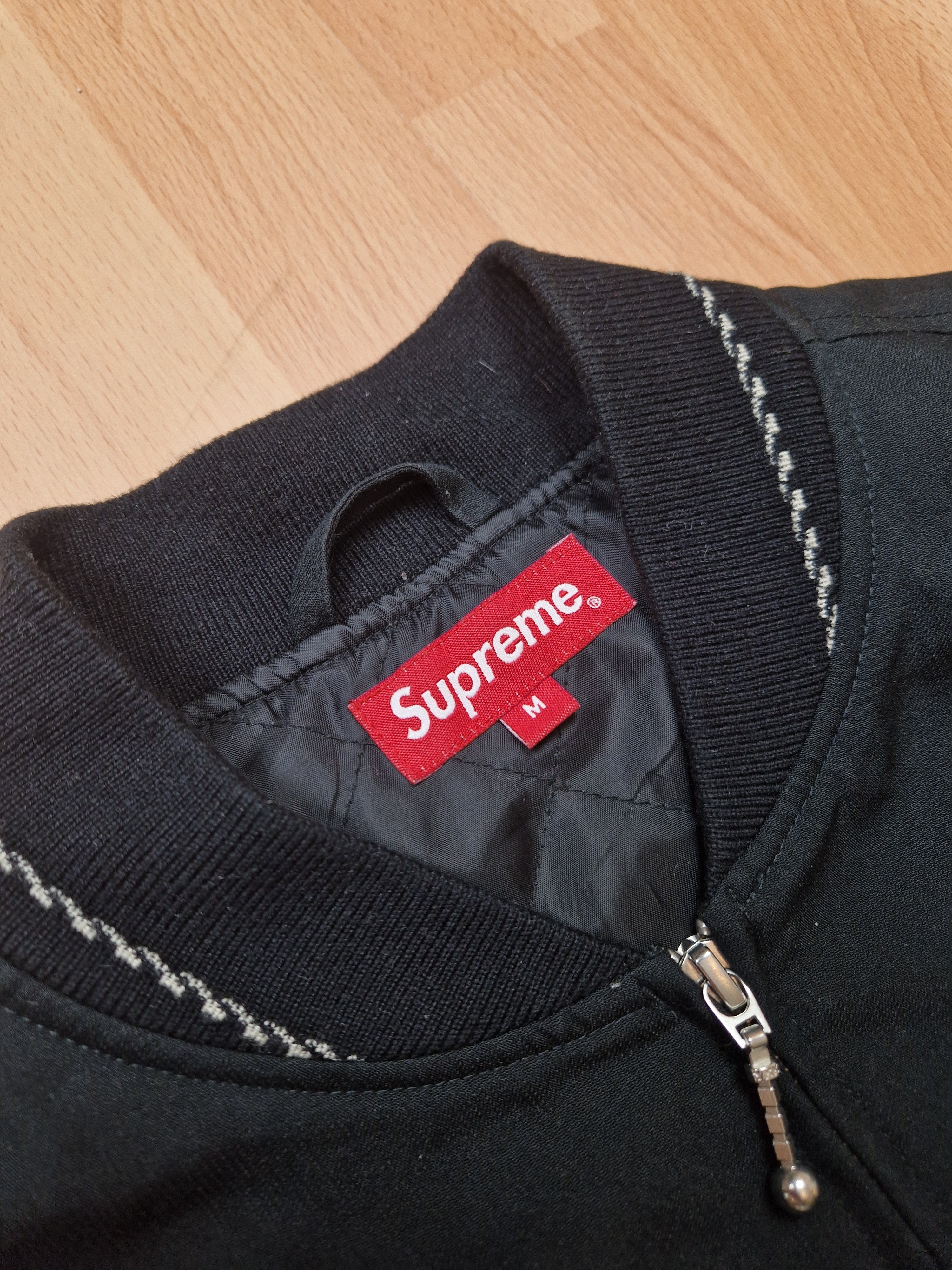 Supreme diamond outlet rayon bomber jacket