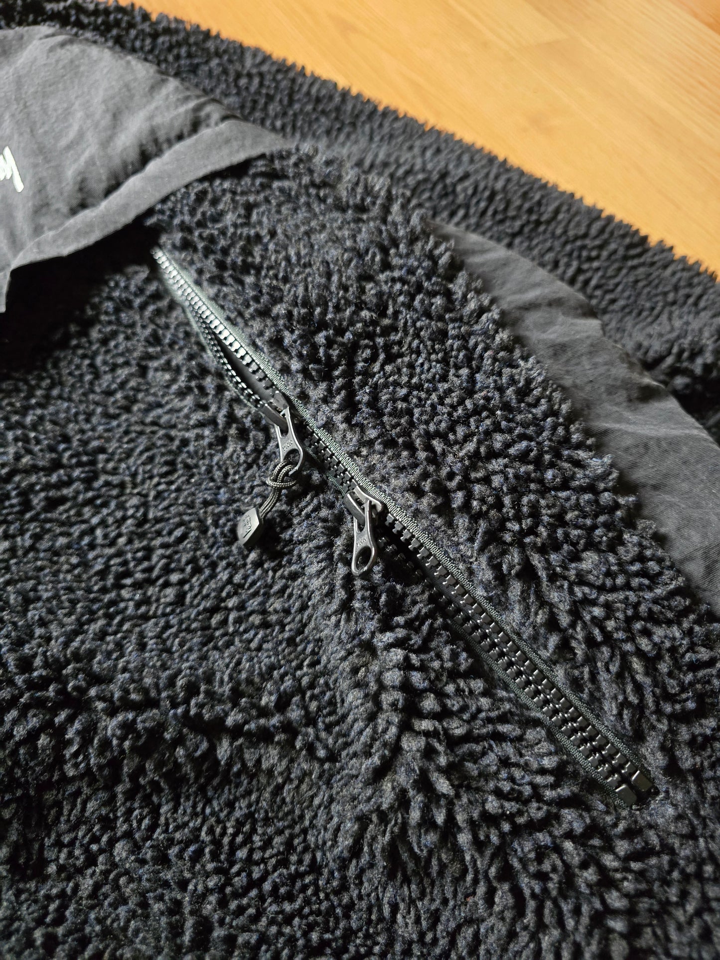 Stussy Sherpa Panelled Hooded Jacket (L)