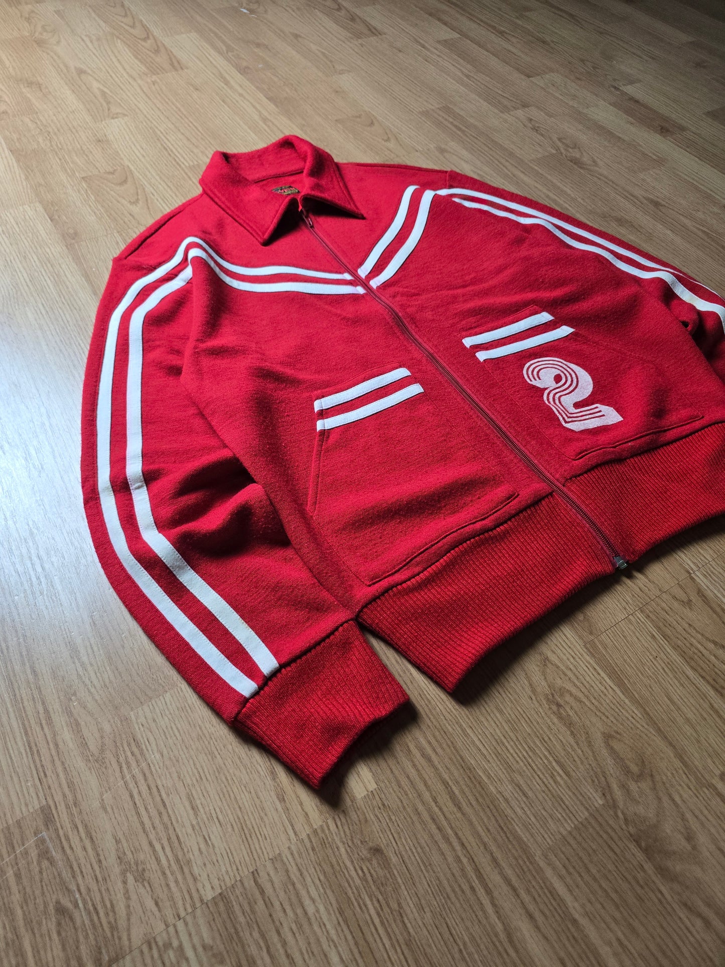 00s Evisu Wool-Blend Knit Zip Track top (M)