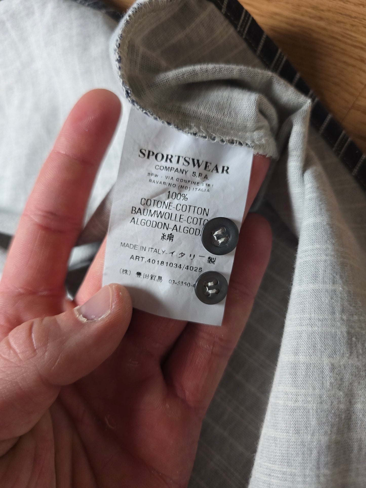C.P. Company SS04 Pinstripe Cotton Shirt (M)