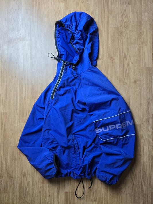 Supreme Reflective Ripstop Hooded Pullover Jacket (L)