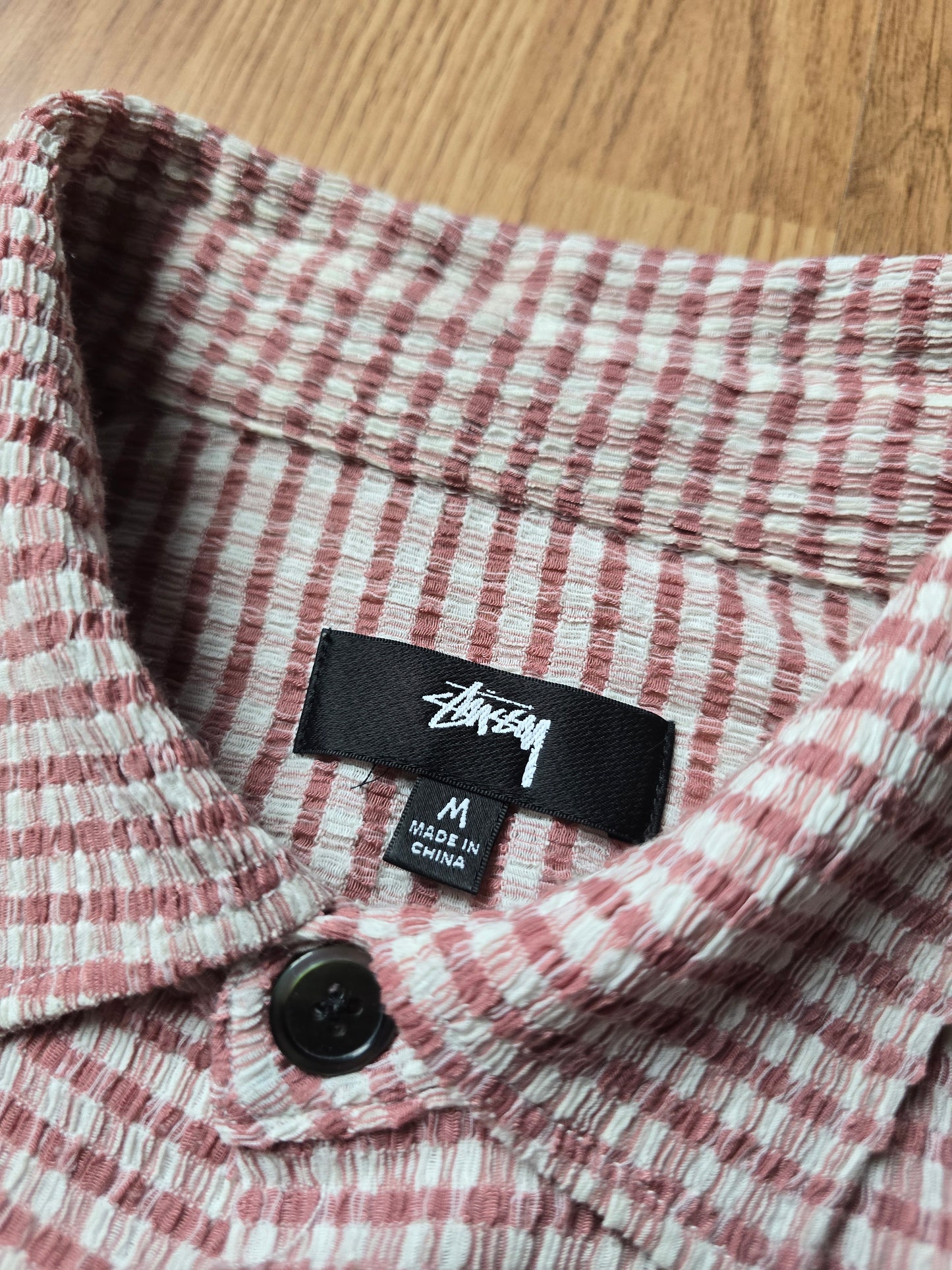 Stussy Wrinkly Gingham SS Shirt (M/L)