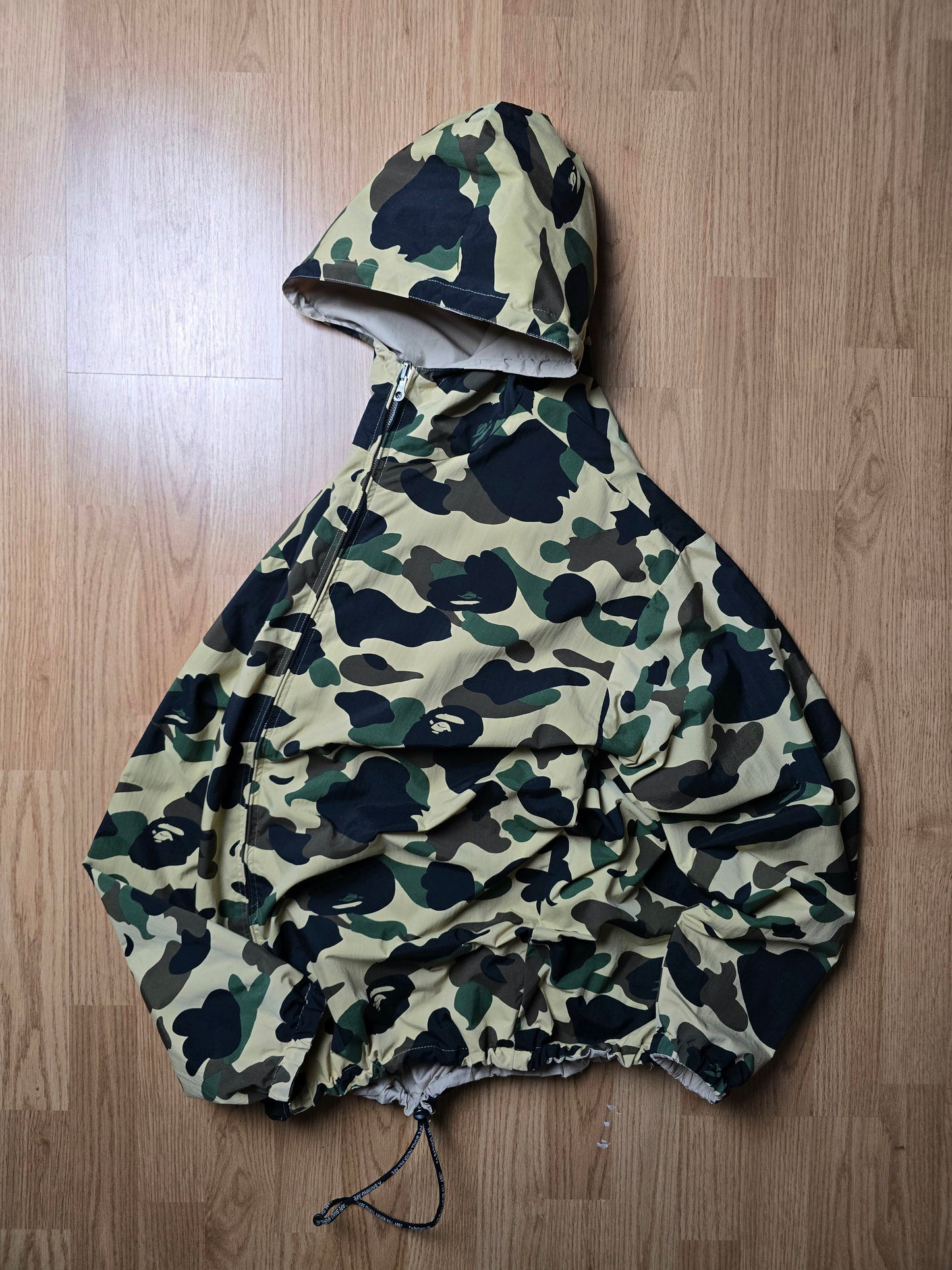 RARE 00s Bape 1st Camo Reversible Cycles Jacket (L)