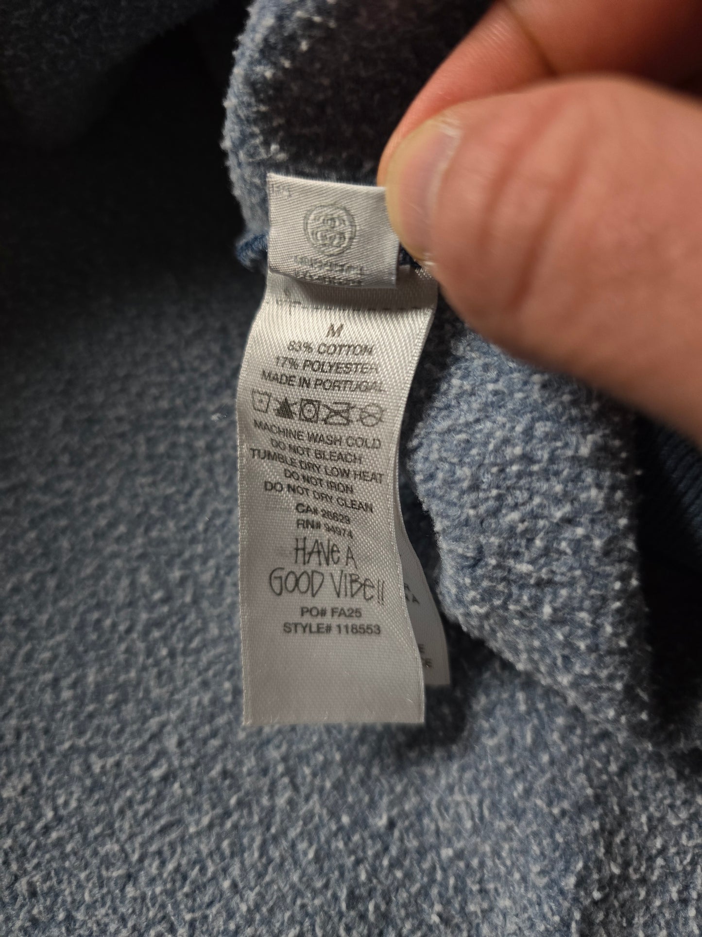 Stussy Faded Graphic Zip Hoodie (M)