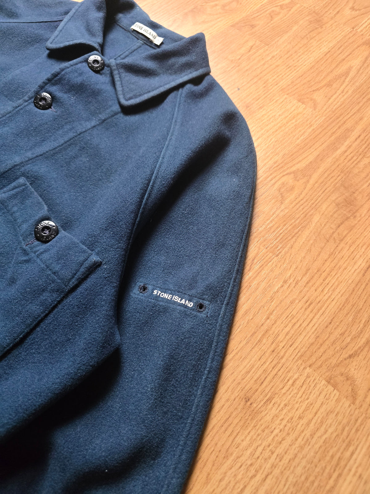 Stone Island AW99 Garment Dyed Wool Overshirt (M/L)