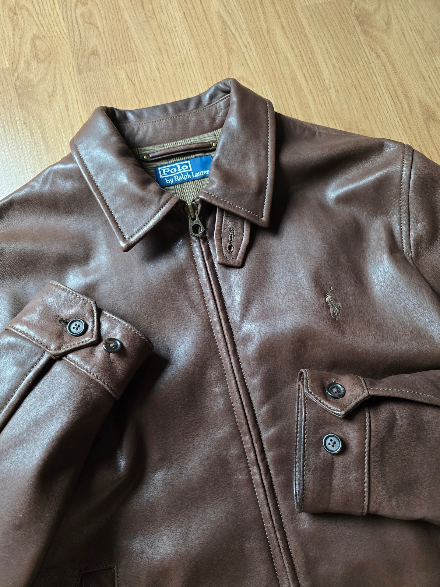 Polo Ralph Lauren Heavyweight Leather Jacket (S)