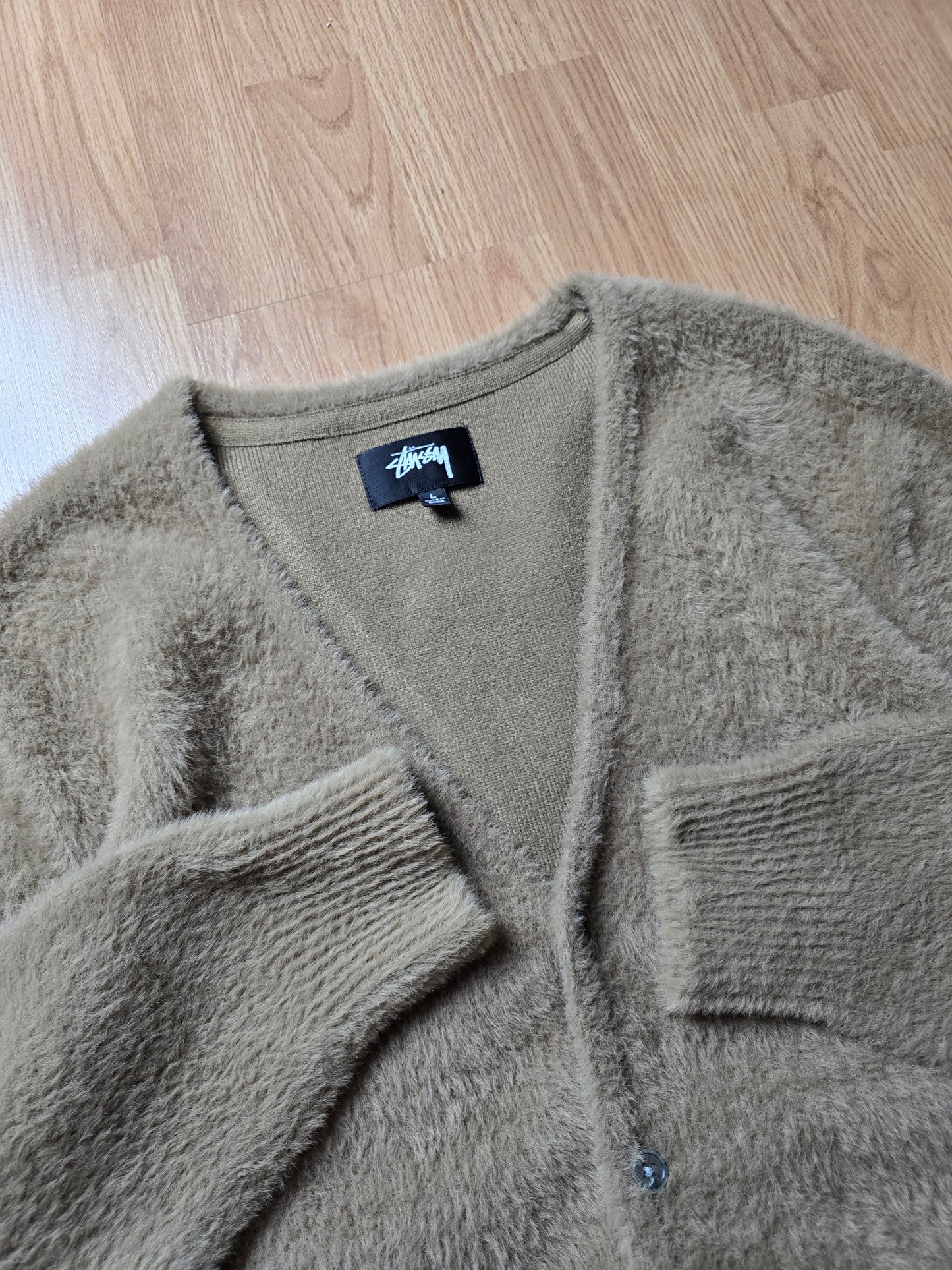 Stussy 'Shaggy' Cardigan (L)