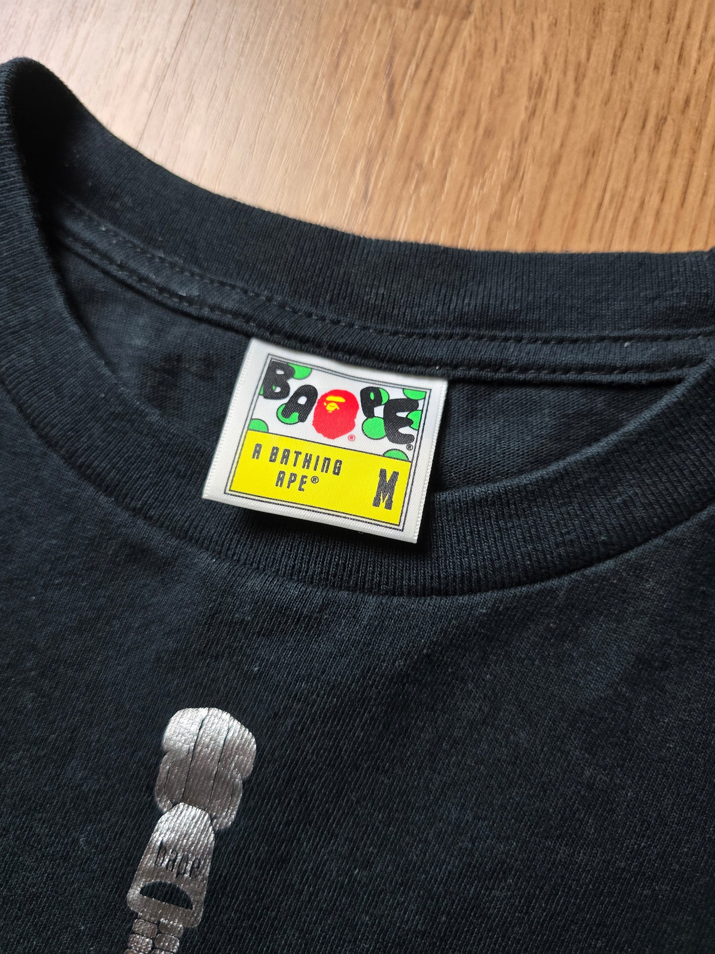 BAPE ABC Camo Shark Zip T-shirt (M)