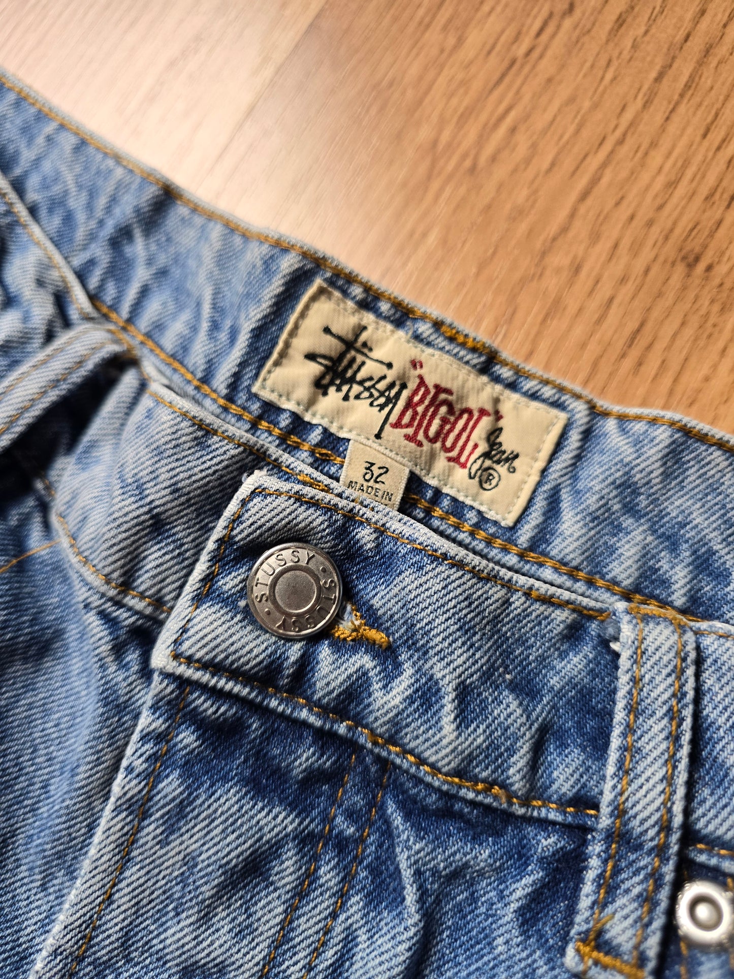 Stussy Big Ol' Oversized Denim Jeans (32-34x32)