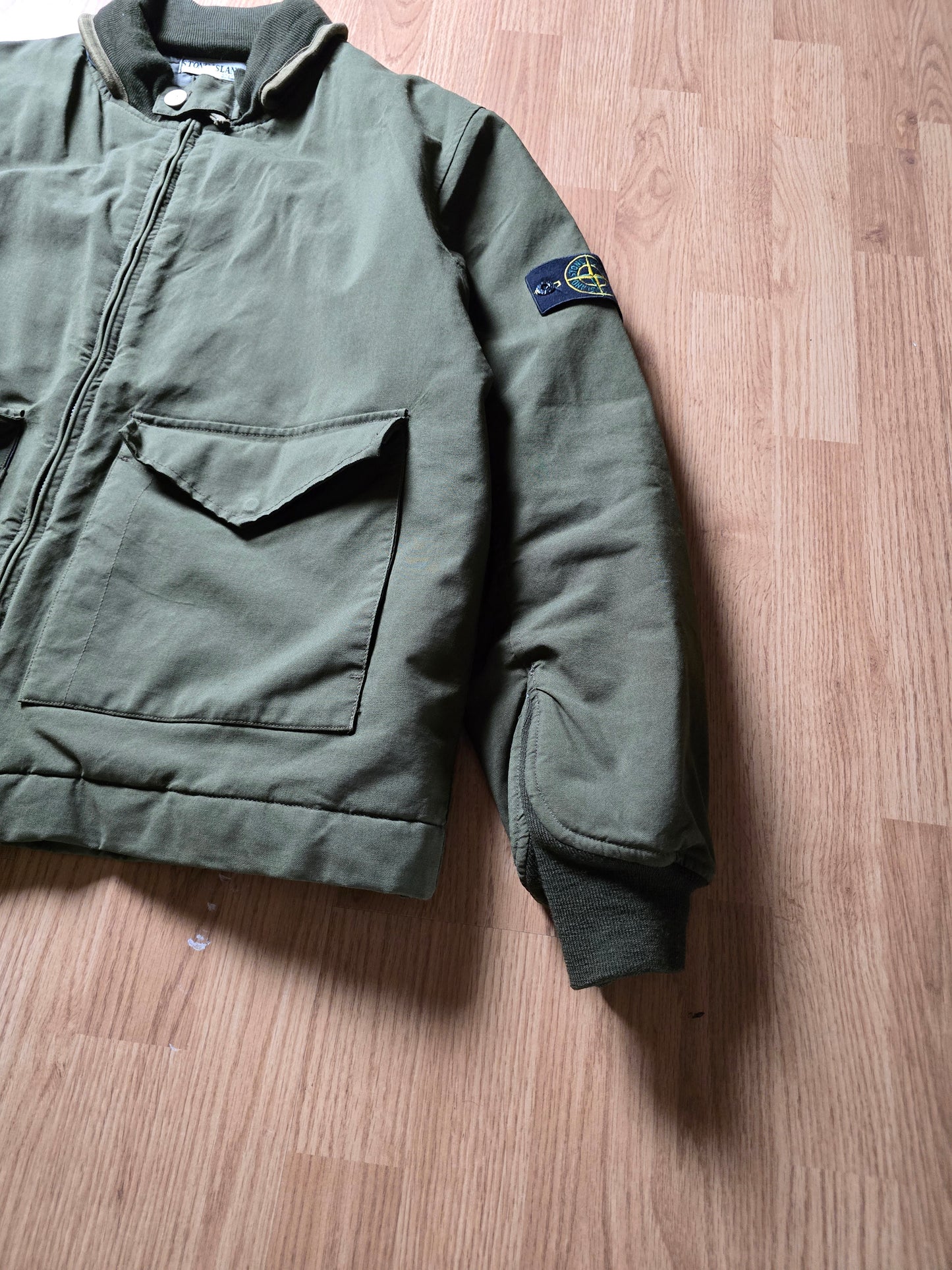Vintage Stone Island AW01 Wool Canvas Jacket (XL)