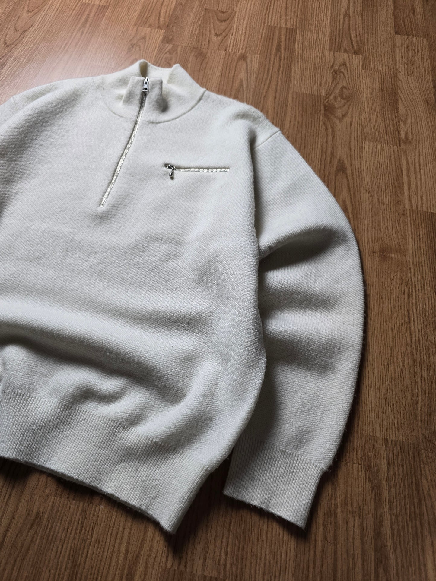 Stussy Half Zip Mock Neck Sweater (S/M)