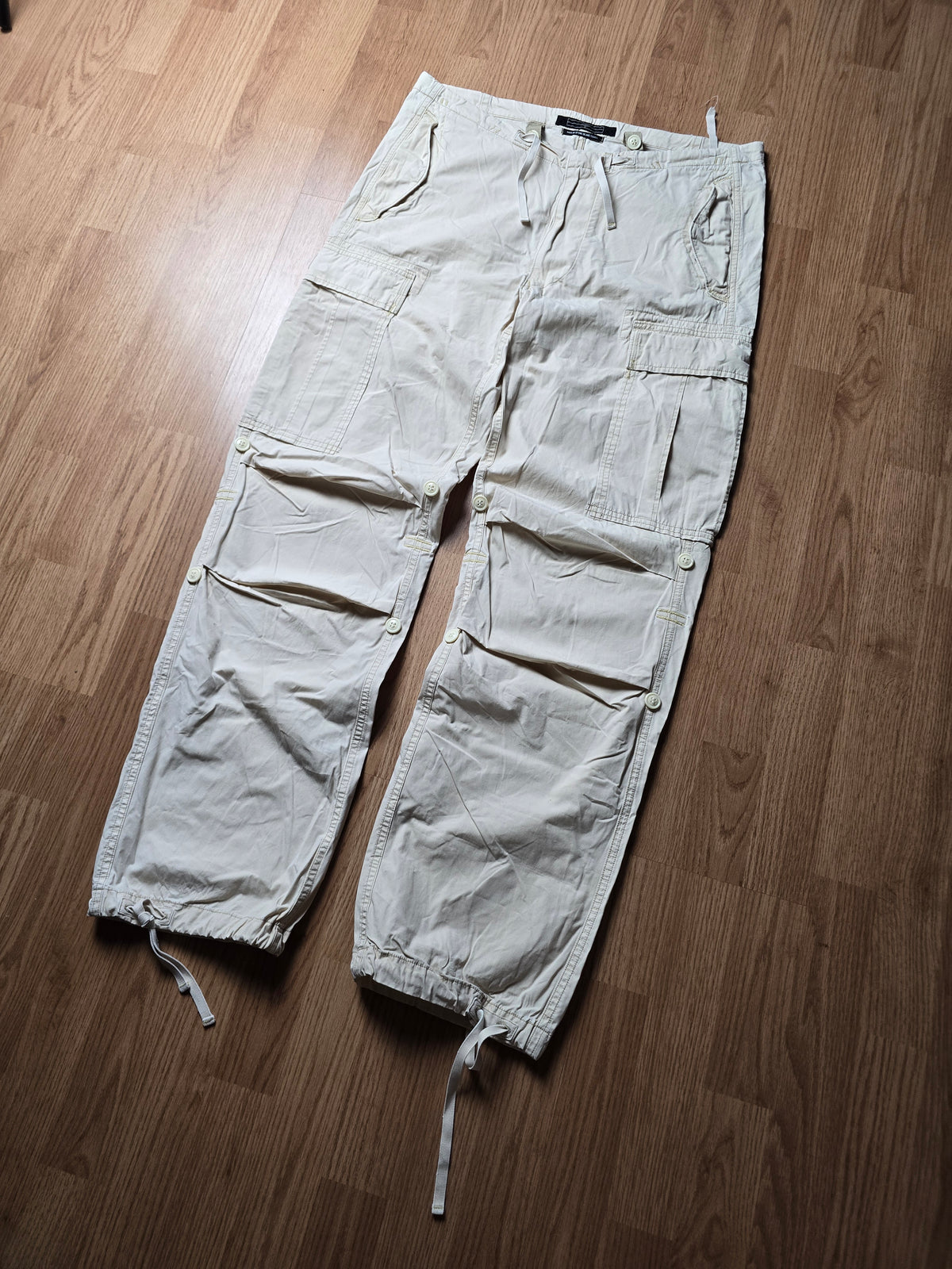 Vintage Stone Island Denims Baggy Technical Cargo Pants (34x33)