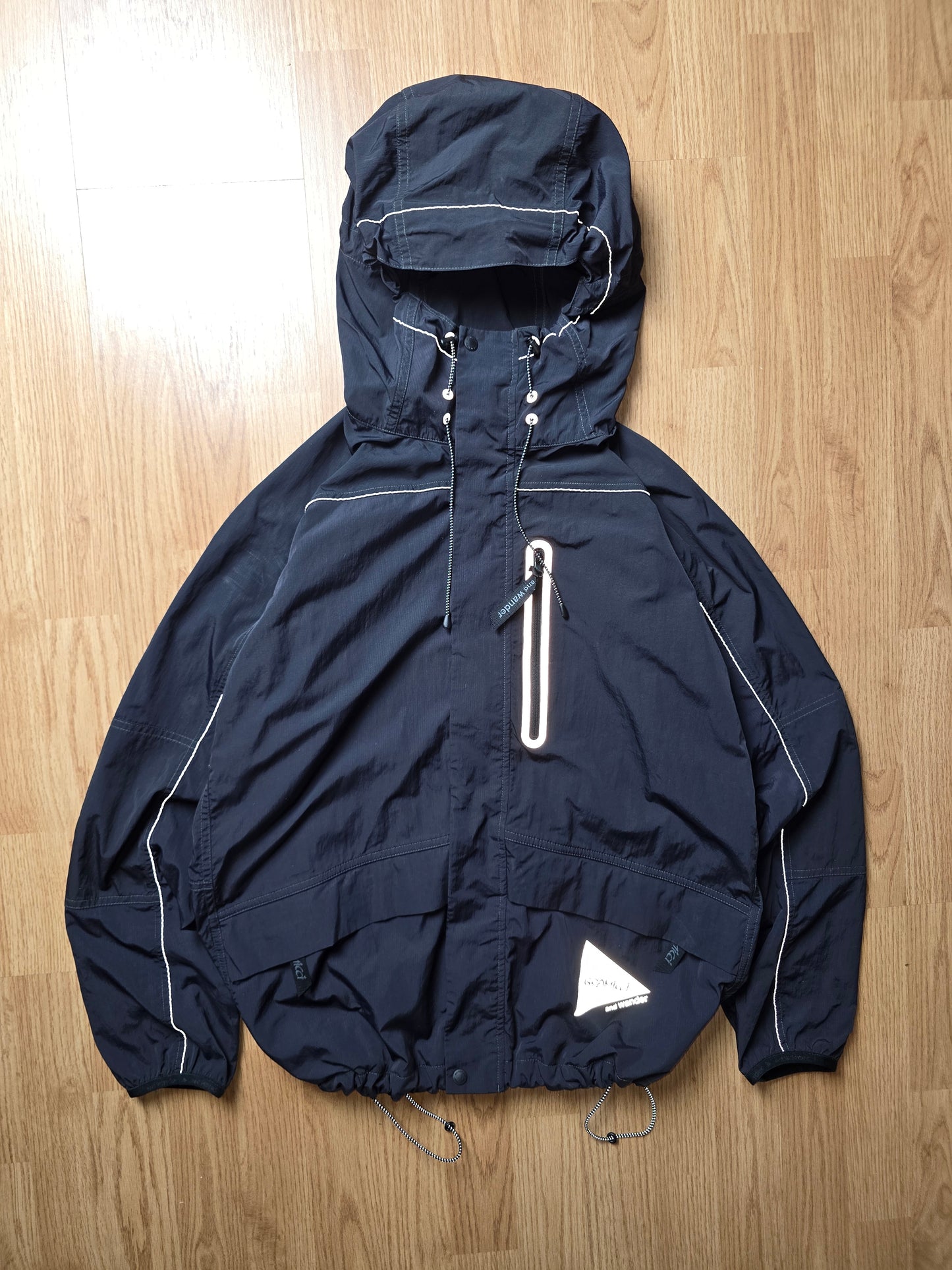 Gramicci x And Wander Patchwork Wind Hoodie Jacket (S)
