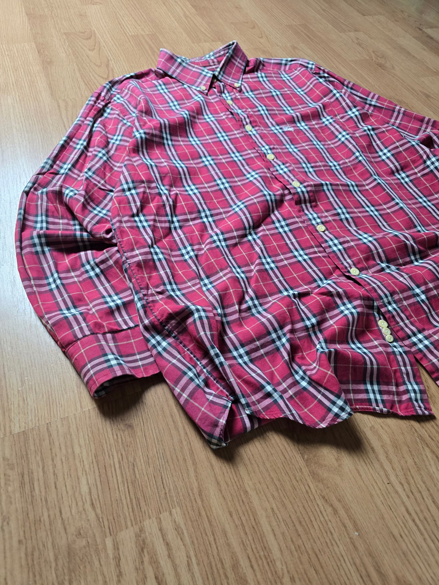 Vintage Burberry LS Nova Check Flannel Shirt (L)