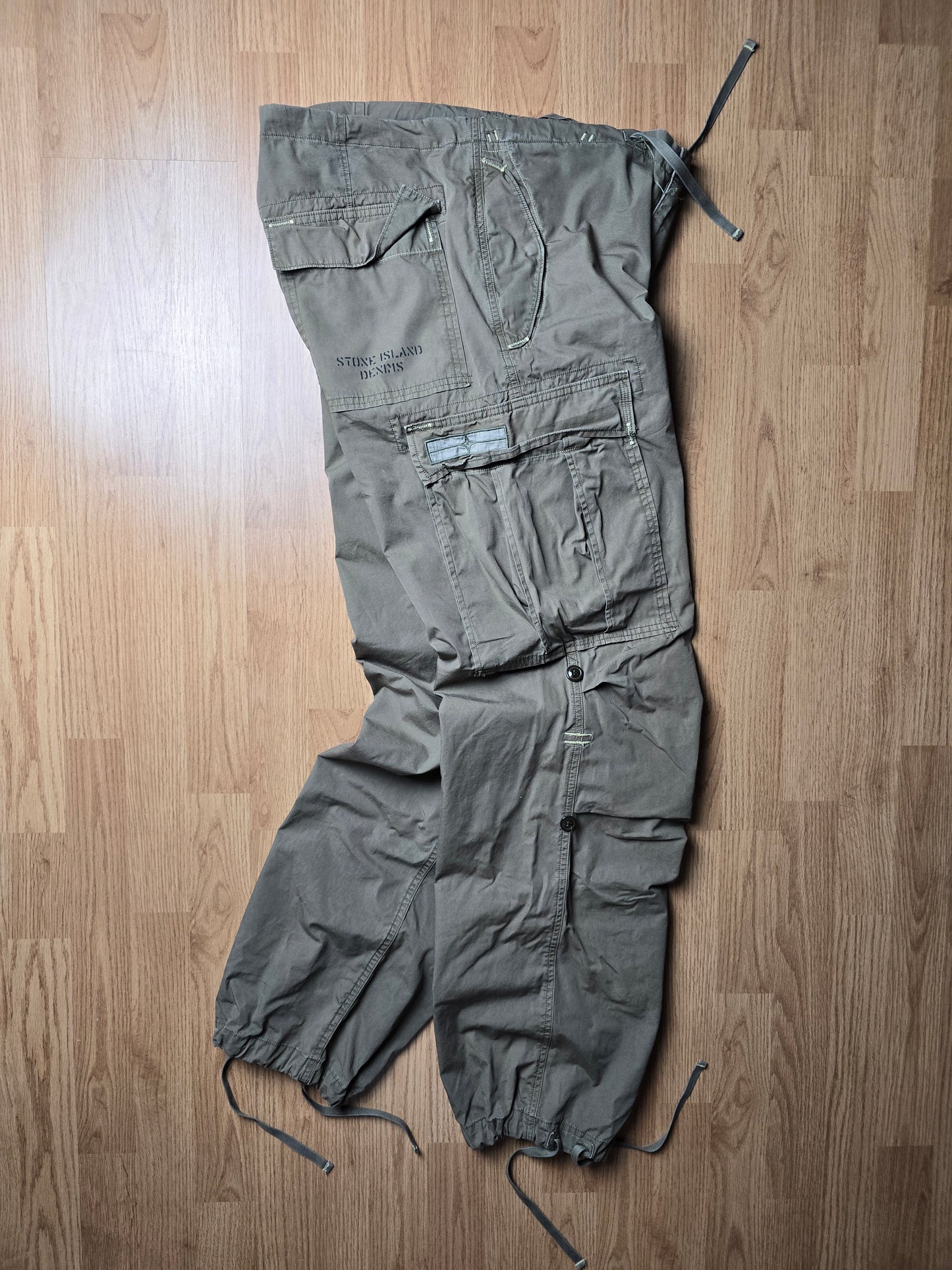 Stone Island Denims Baggy Technical Cargo Pants (36x34)