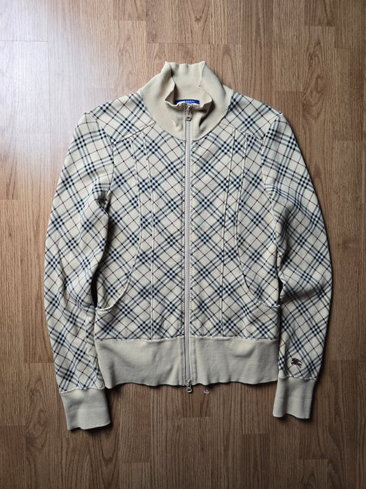 W/ Vintage Burberry Blue Lable Nova Check Track Jacket (S)