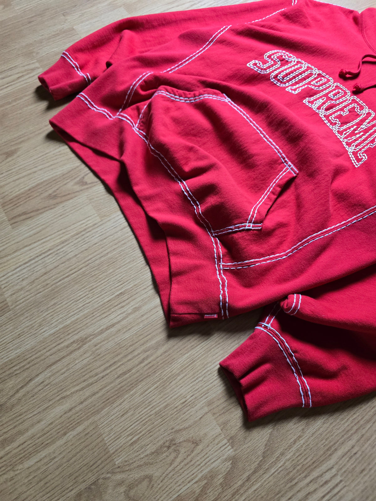 Supreme Big Stitch Hoodie (L)
