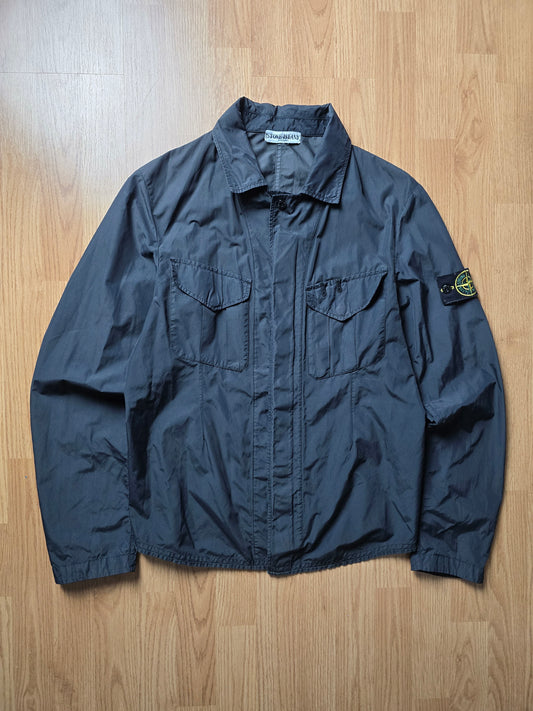 00s Stone Island Nylon Lightweight Zip Overshirt (M)