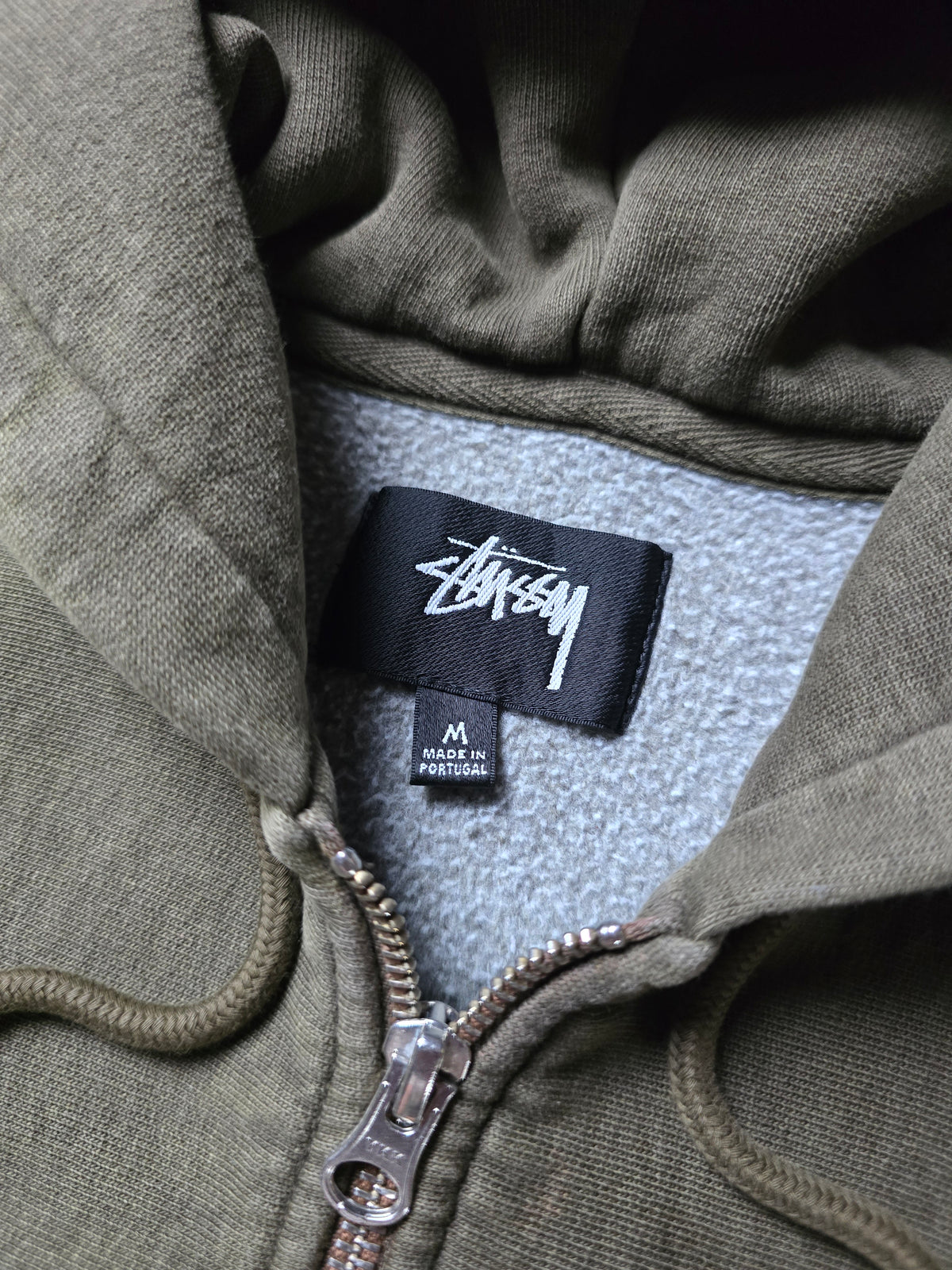 Stussy Faded Graphic Zip Hoodie (M)
