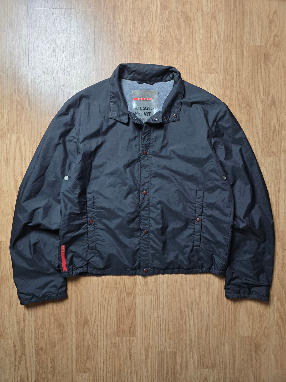 RARE Prada Sport SS00 Gel Seam Nylon Cropped Jacket (M)