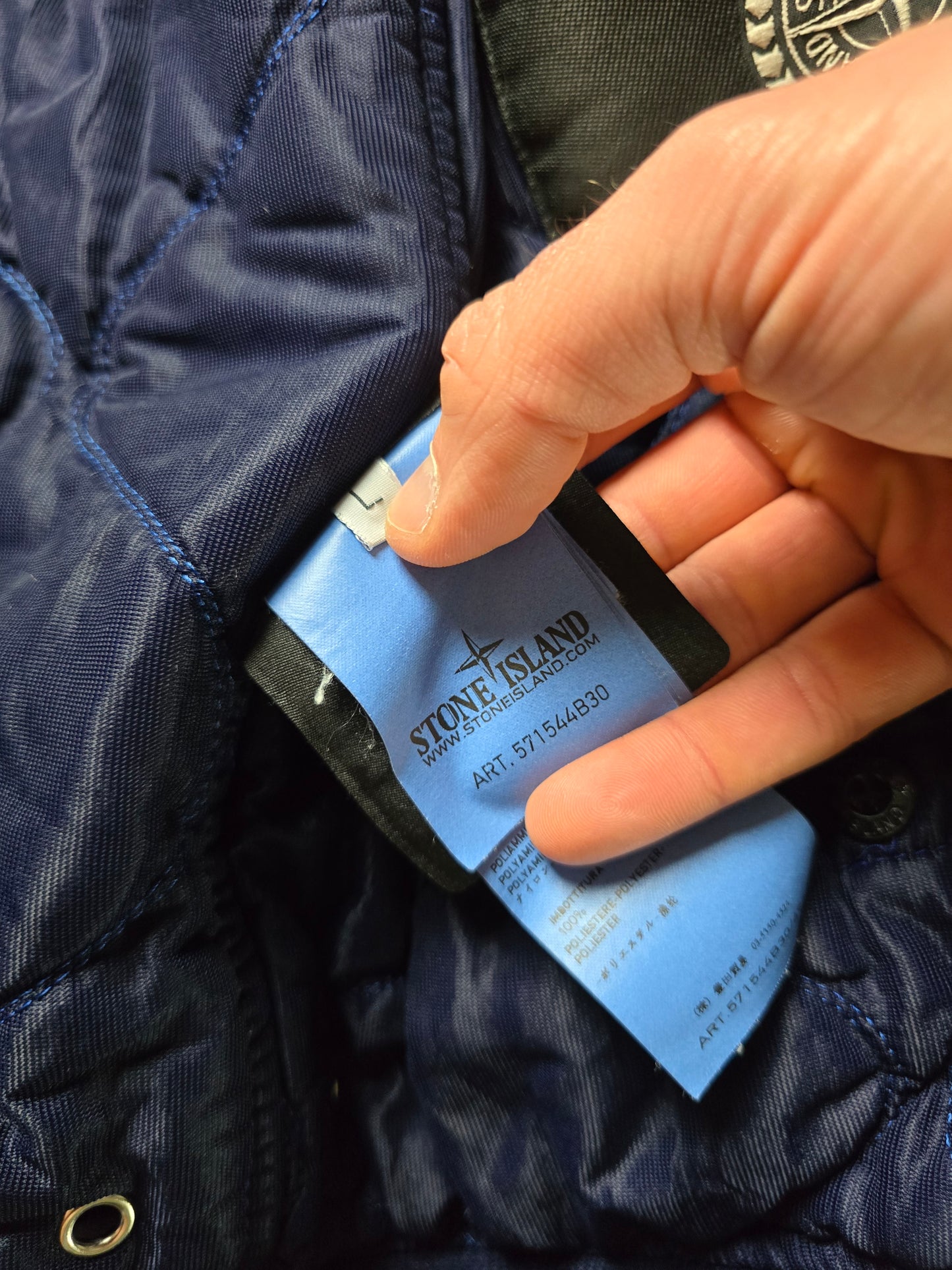 Stone Island 30th Anniversary Mussola Gommata Padded Jacket (M)