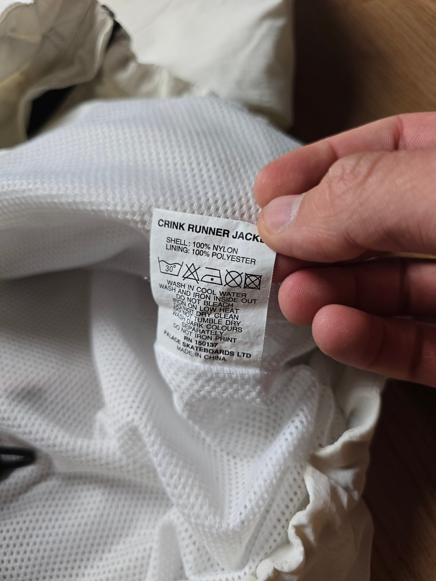 Palace Crink Runner Windbreaker Jacket (L)