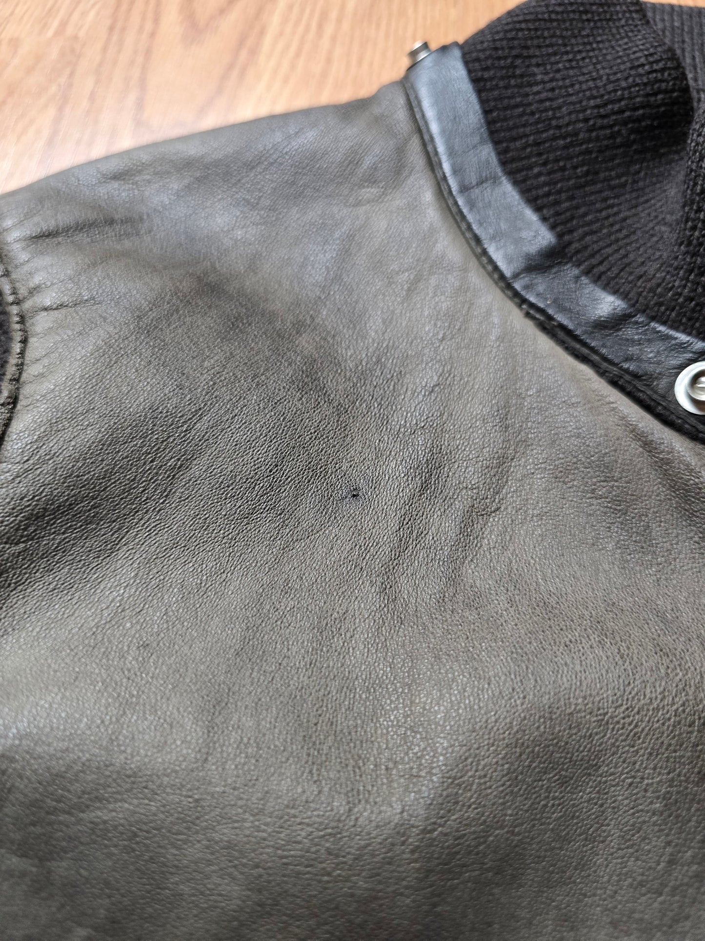 C.P. Company AW06 Leather & Wool Hybrid Jacket (M)