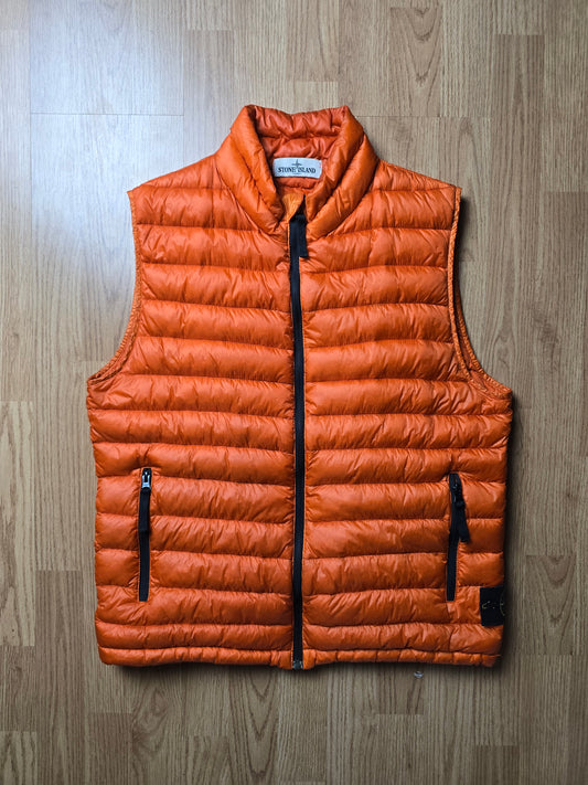 Stone Island AW12 Garment Dyed Down Puffer Gilet (M)