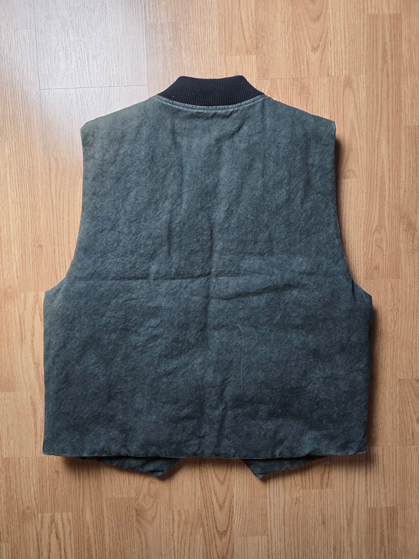 Stussy Primaloft Washed Canvas Gilet/Vest (L)