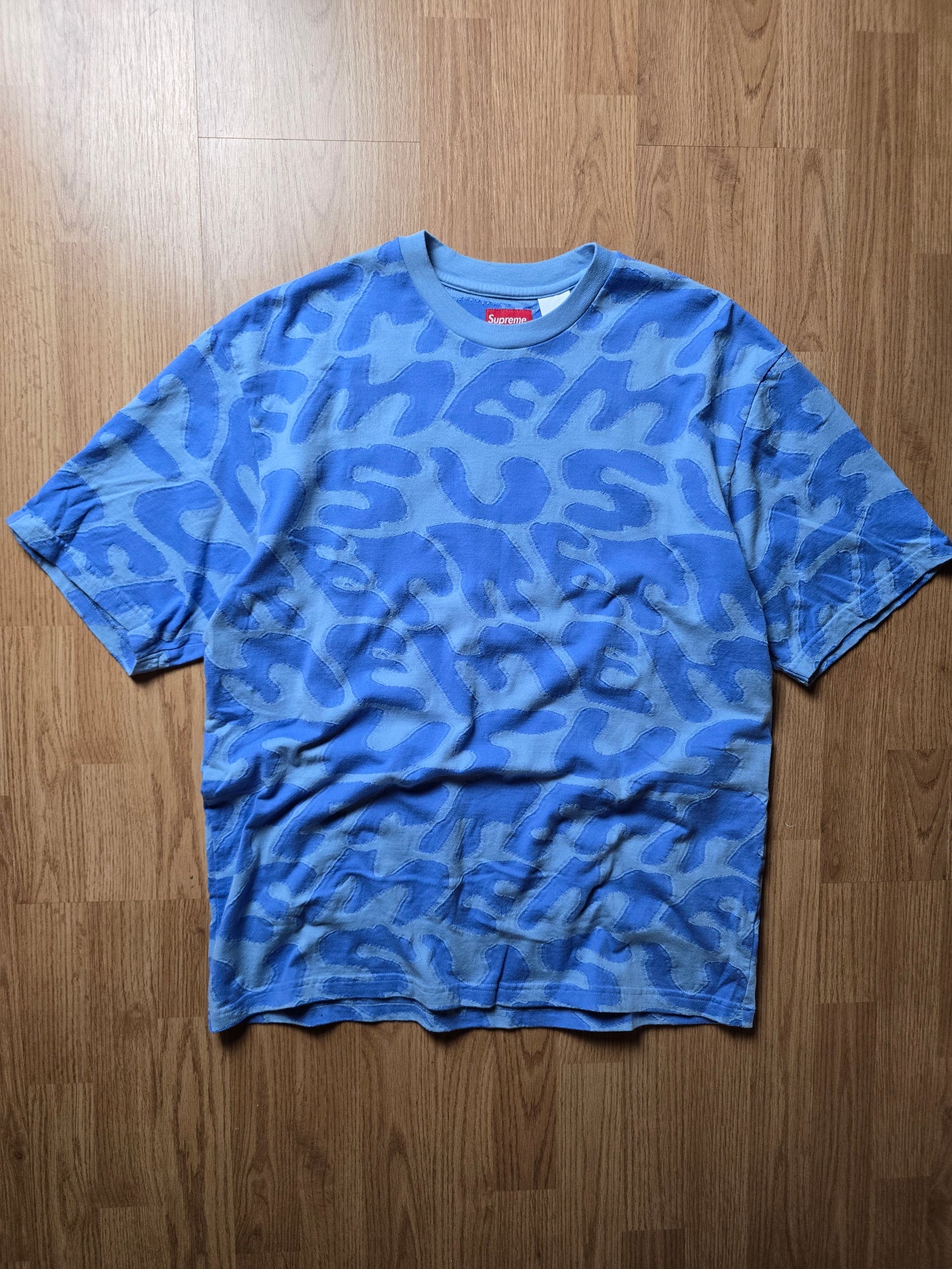 Supreme Stacked Intarsia S/S T-shirt (M/L)