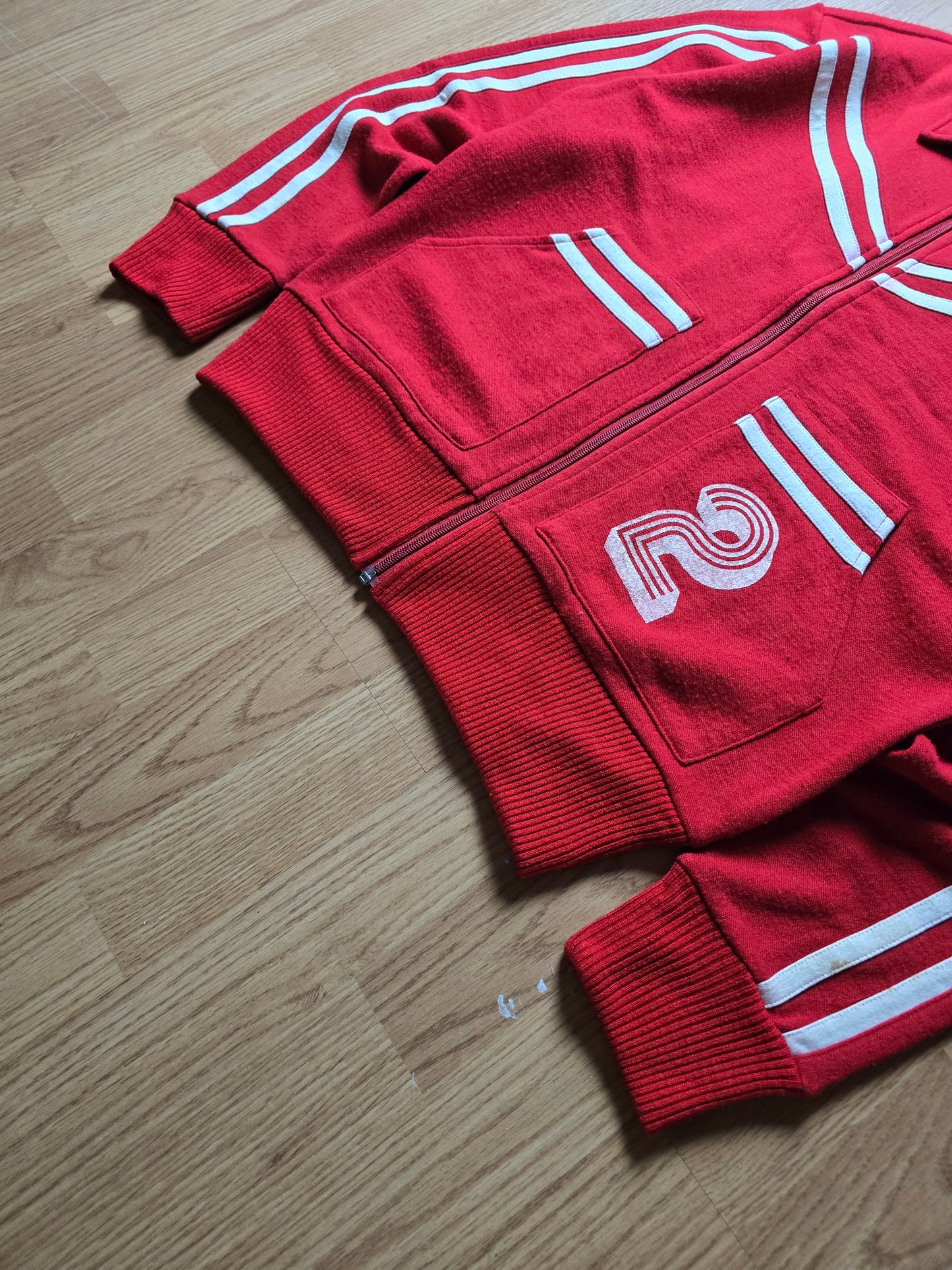 00s Evisu Wool-Blend Knit Zip Track top (M)