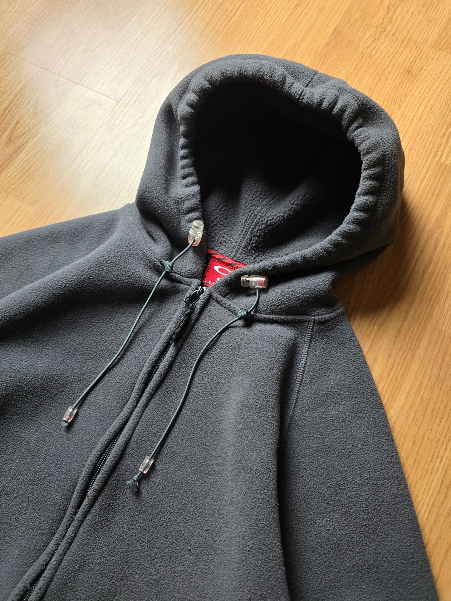 Vintage Oakley Zip-Up Technical Fleece Hoodie (L)