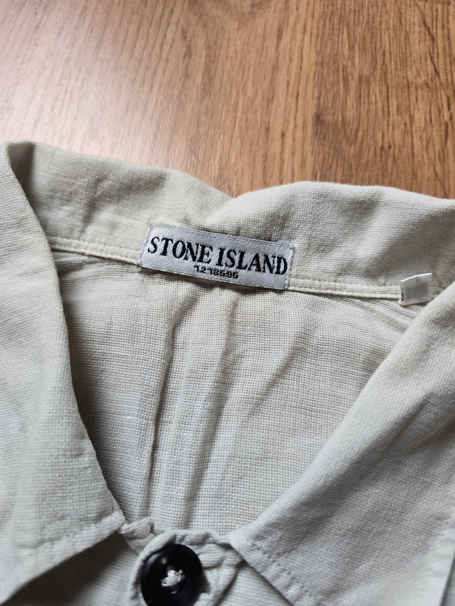 Vintage Stone Island Lightweight Linen & Cotton SS Shirt (M)