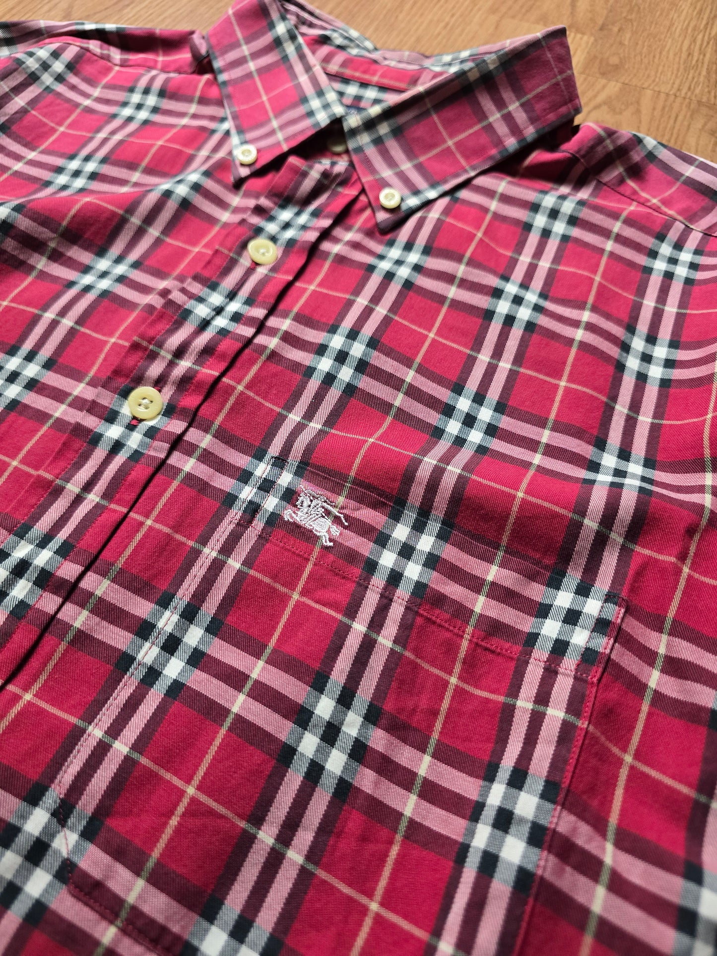 Vintage Burberry LS Nova Check Flannel Shirt (L)