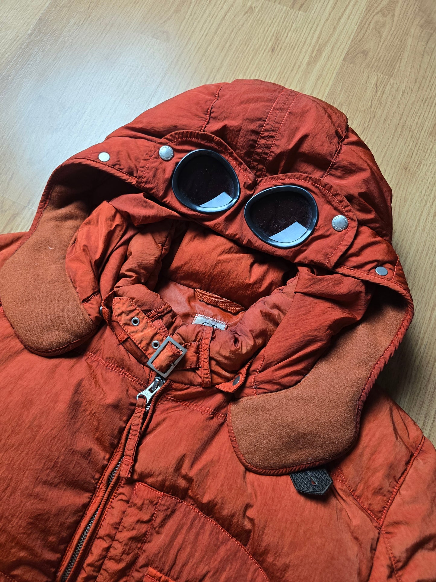 00s C.P. Company Frosted Down Goggle Puffer Jacket (M/L)