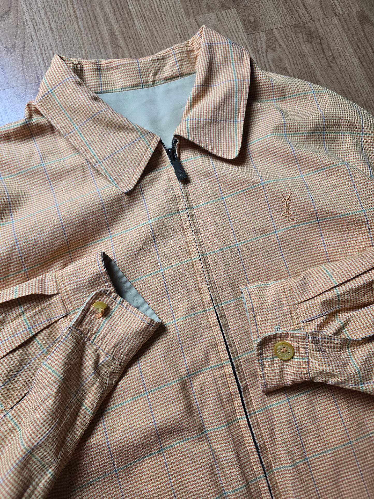 Vintage YSL Pour Homme Reversible Harrington Jacket (M/L)