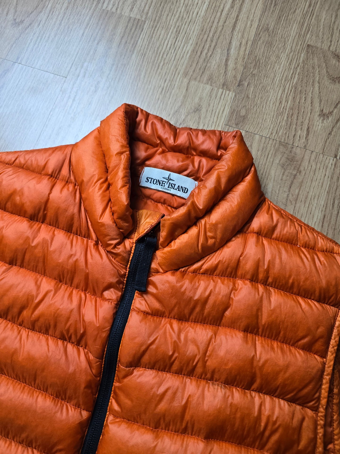 Stone Island AW12 Garment Dyed Down Puffer Gilet (M)