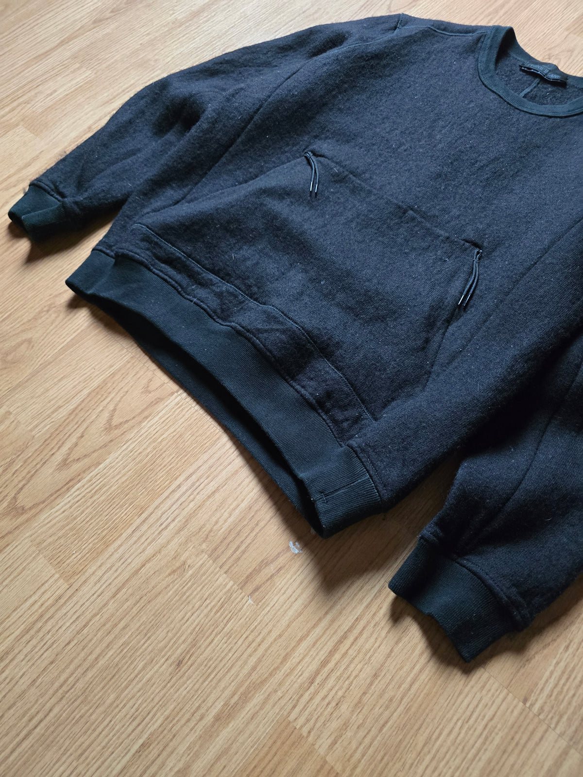 Stone Island Ghost Piece Wool Jersey Sweatshirt (S)