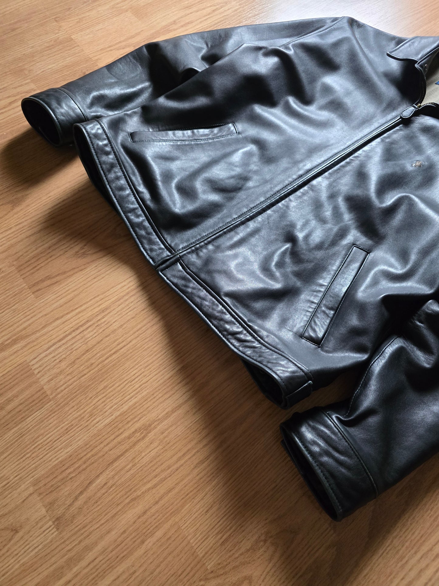 Polo Ralph Lauren Heavyweight Leather Jacket (M)