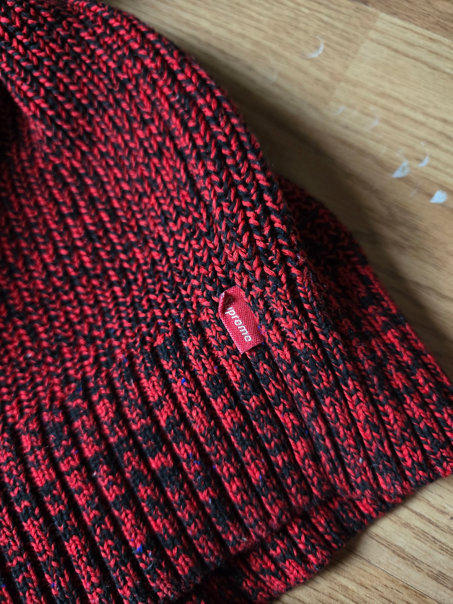 Supreme Melange Rib Knit Sweater  (L)