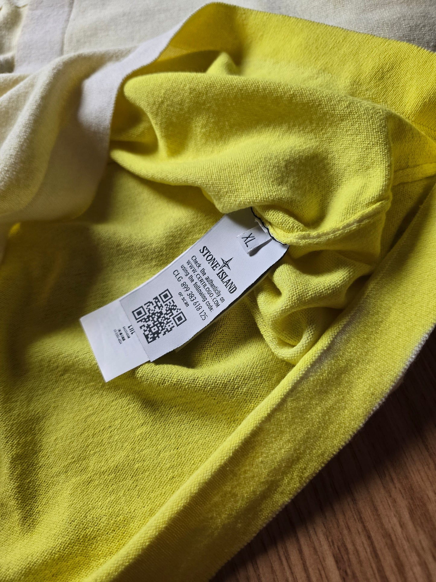 Stone Island Hand Sprayed Dust Spellout Hoodie (M)