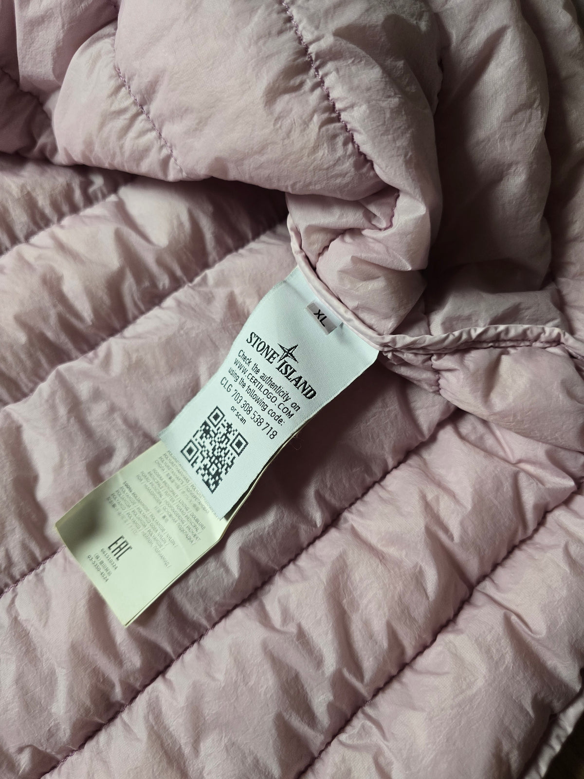 Stone Island Garment Dyed Micro Yarn Down Overshirt Jacket (XL)