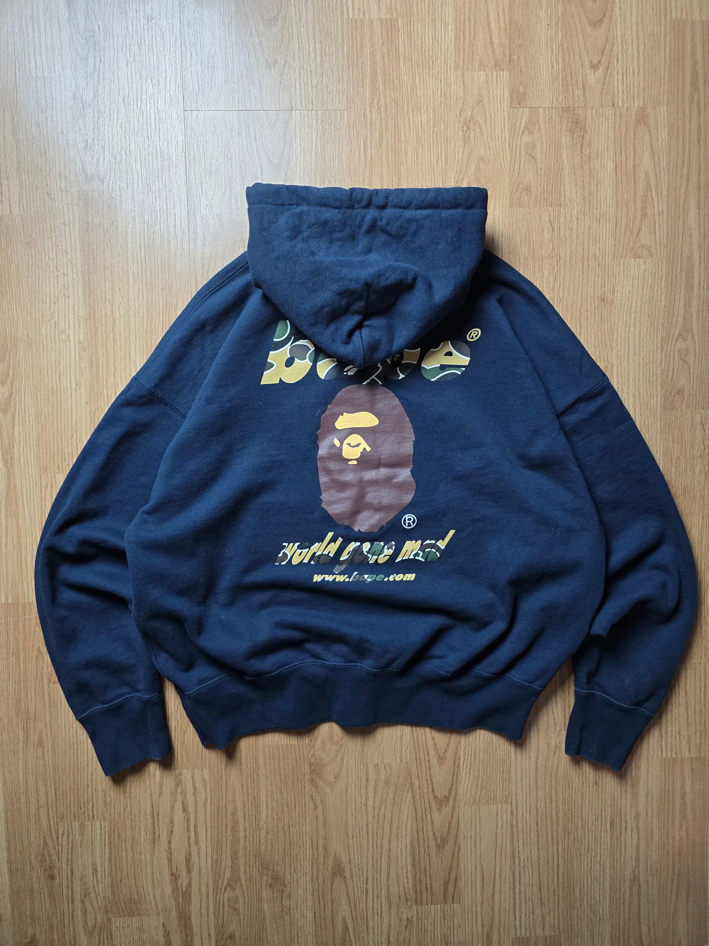 Bape Sta Camo WGM Ape Head Loose Fit Hoodie (S/M)