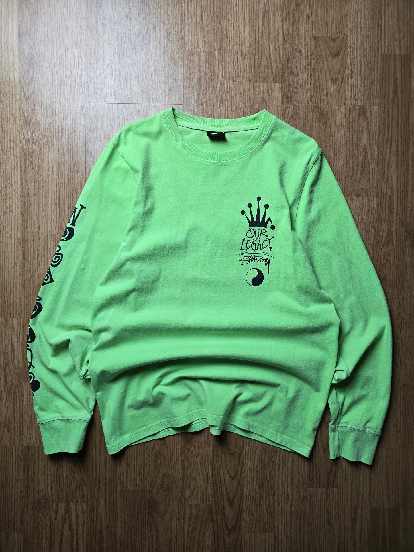 Stussy x Our Legacy Workshop Crown Logo Long Sleeve T-shirt (S)